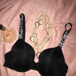 Rare bra with hardware and cristal on the straps